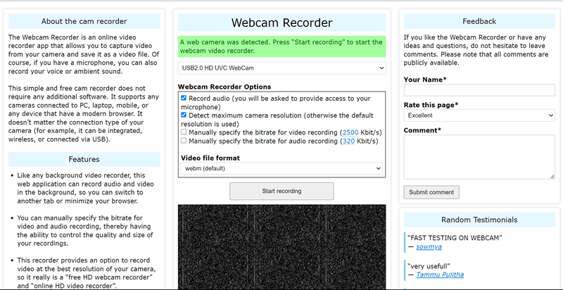 Webcam Recorder