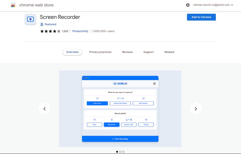 Chrome Extension To Screen Record Videos On Chrome: Chrome Screen Recorder